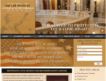 Tablet Screenshot of civilrightsmn.com